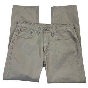 Levis 514 straight leg Khaki Jeans Men's 34 x 34 (34 x 29.5 Actual)